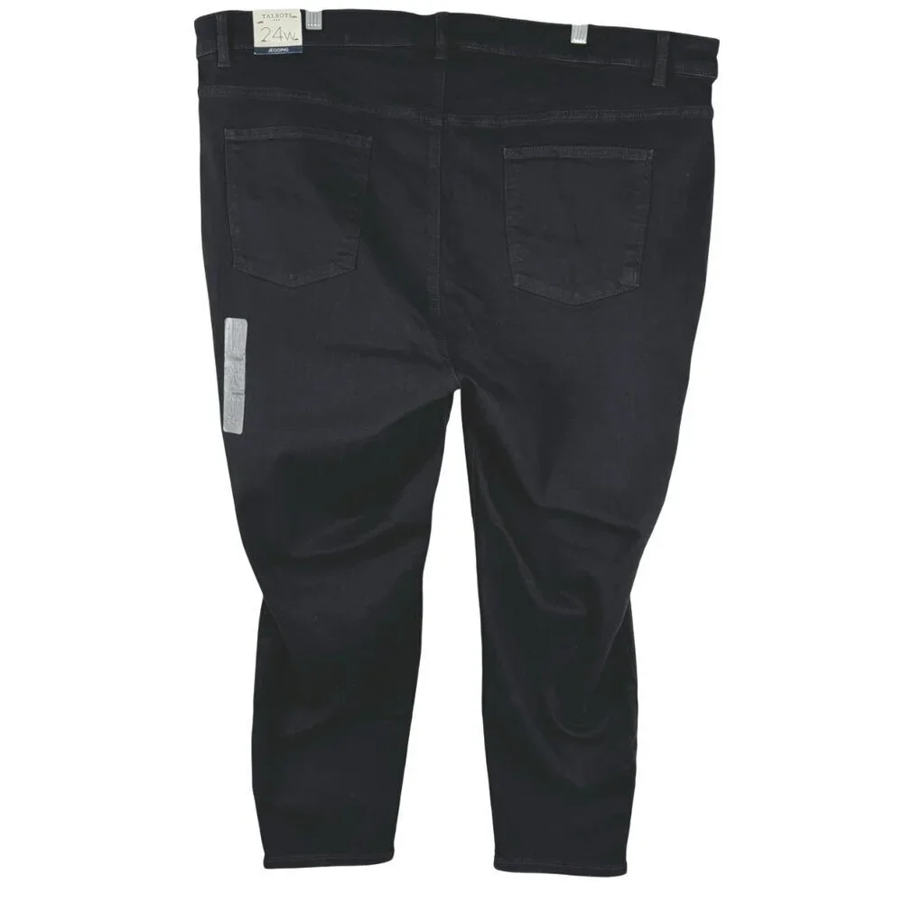 Talbots‎ Simply Flattering Jegging Jeans Womens 24W Black Stretch NWT PT-2341